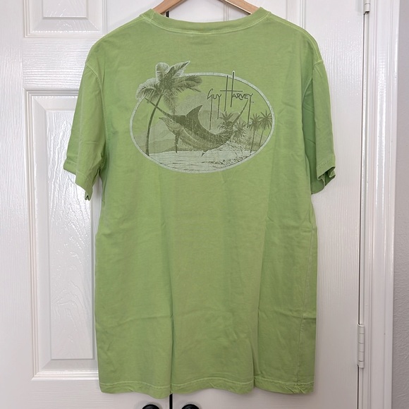 Guy Harvey Pocket T Shirt Cotton Sz L - Picture 2 of 8